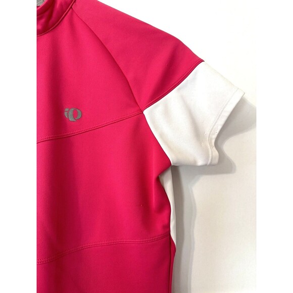 PEARL IZUMI Jersey Women's Pink white Elite Cycling shirt lightweight Pro Medium - Picture 3 of 15